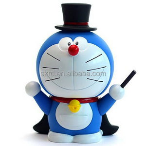 magician Doraemon coin bank/cool piggy banks/oem high quality kids bank