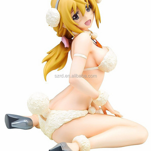 Japanese cartoon girl action figure, 3D cartoon Japanese girl action figure, plastic toy manufacturers