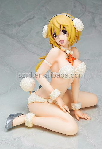 Japanese cartoon girl action figure, 3D cartoon Japanese girl action figure, plastic toy manufacturers