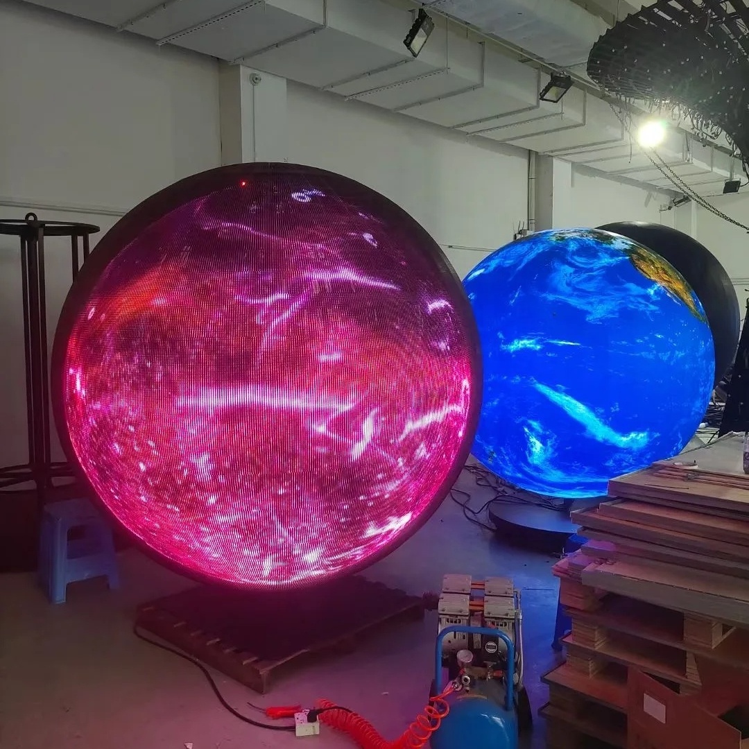 Full Color 360 Degrees Ball LED Display LED Video Sphere/Sphere Display Screen Full Color Sphere Ball LED Display