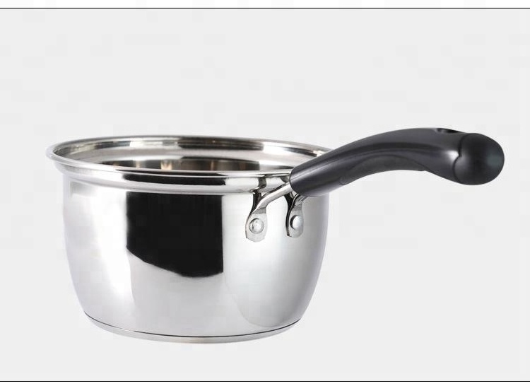 Factory wholesale stainless steel milk boiling pot hot pot with lid