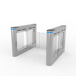 Oem Logo Swing Turnstile Qr Code Turnstile Door Security Swing Barrier Gate For Public Lobby