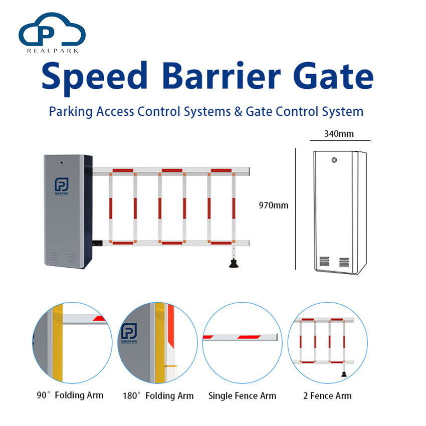 Fully Automated Parking System Smart Car Park Payment Systems Boom Barrier Gate for Car Parking Camera System