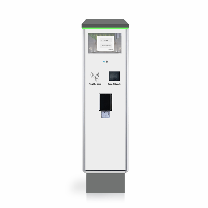 Realpark Tap-out Self Service Exit Parking Lot System Payment Android Ticket System Parking Vending Machine