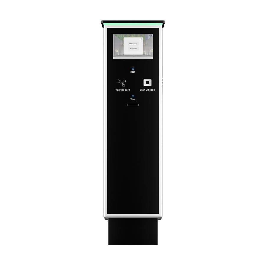 Entrance QR Code Parking Fare Dispenser for Parking Lot Ticket Card Machine Auto Parking Management System