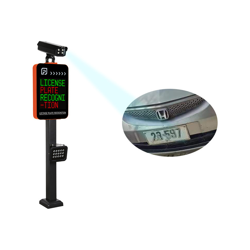 Parking sensors with camera Smart car parking sensors car licence plate detection camera gate barrier parking system