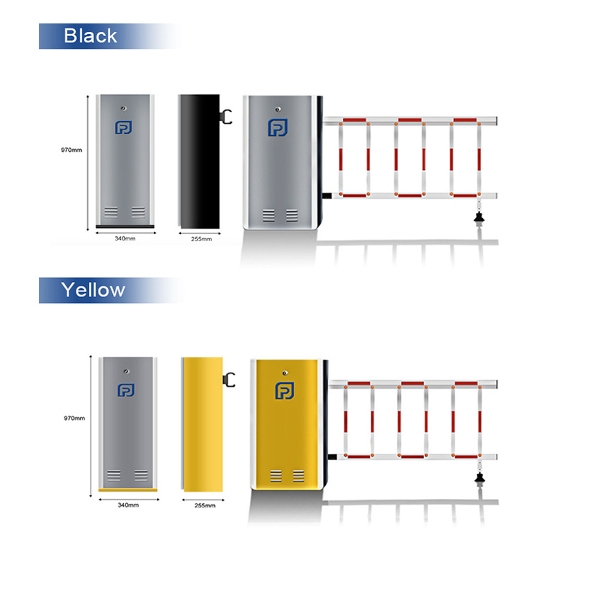 Best 0.9 Second Servo Motor Boom Barrier Access Control System Remote Control Automatic Traffic Boom Barrier Gate For Parking