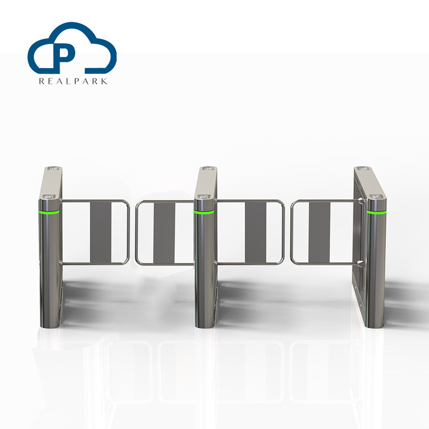 Security Anti-explosion Automatic Access Control Swing Turnstile With Double Mechanism