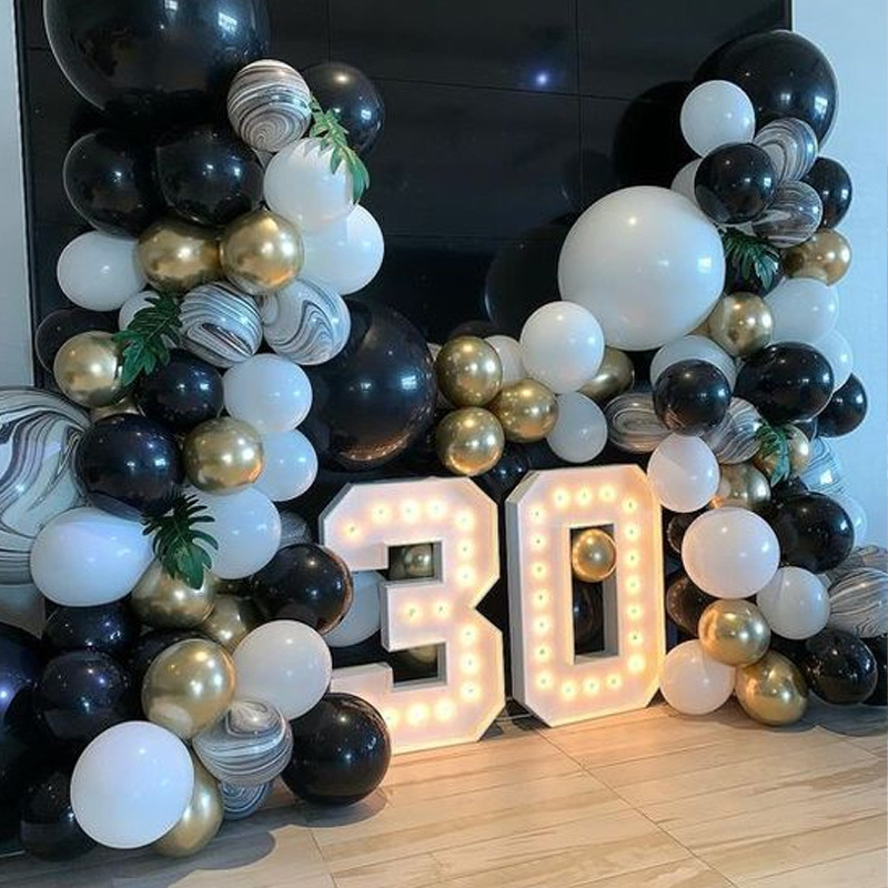 Rebow Wholesale Joining 3ft 4ft Large Giant Number Marquee Light up Letters For Room