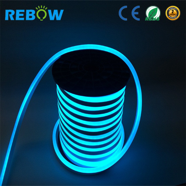 led neon flex Ce Rohs Certification led neon strip PVC/Silicone mini  rgb/single color neon led strip flex