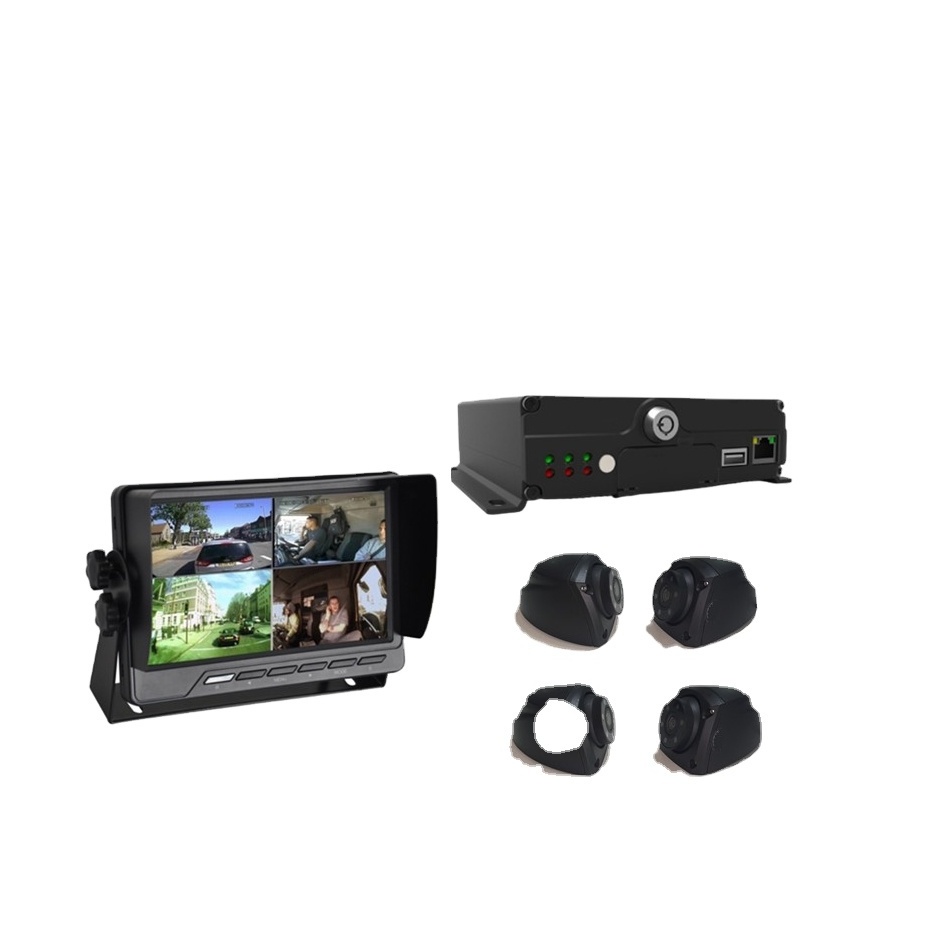 4Ch SD card AI mobile DVR MDVR CCTV camera for car 4G GPS WIFI Car DVR