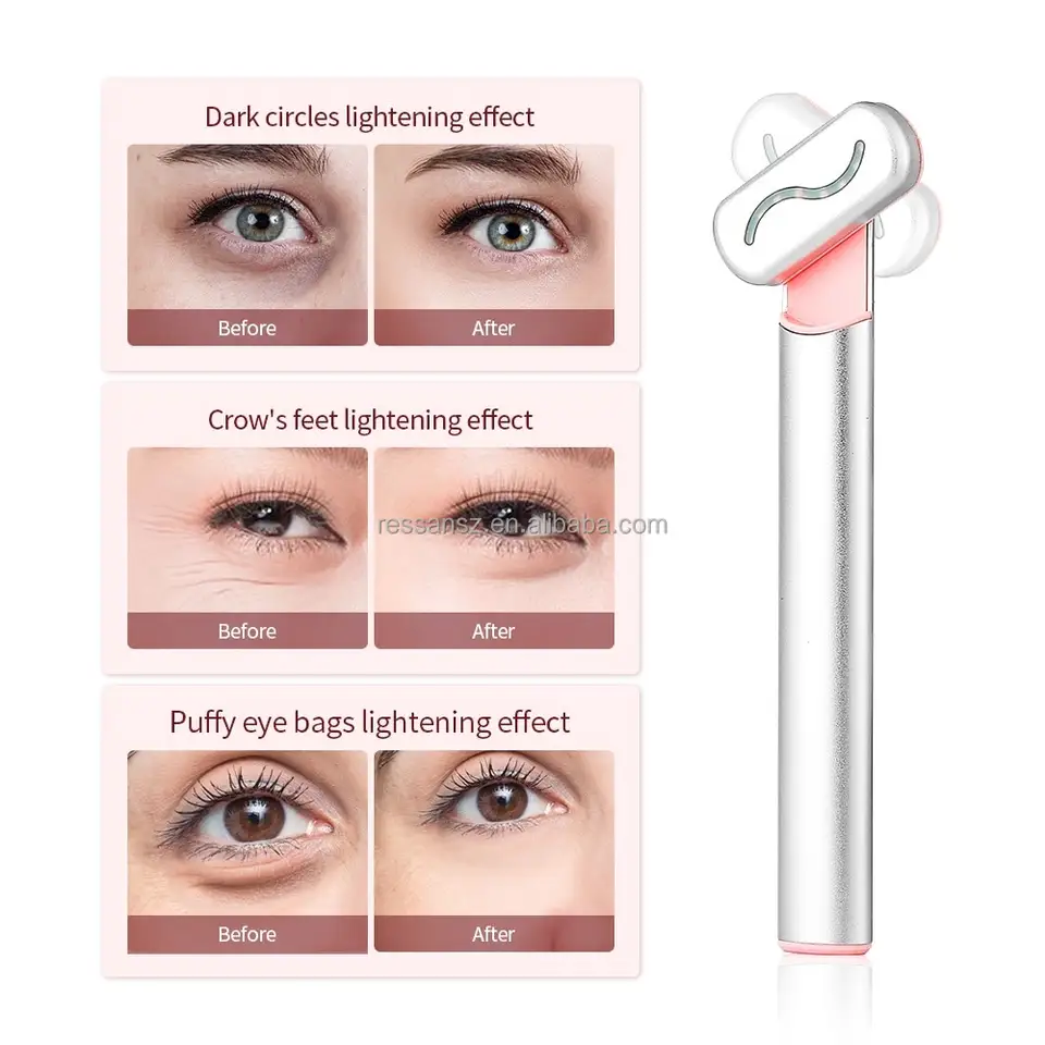 Anti Aging Face Massage With Rf Ems Photon Vibration Function Beauty Facial Magic Wand