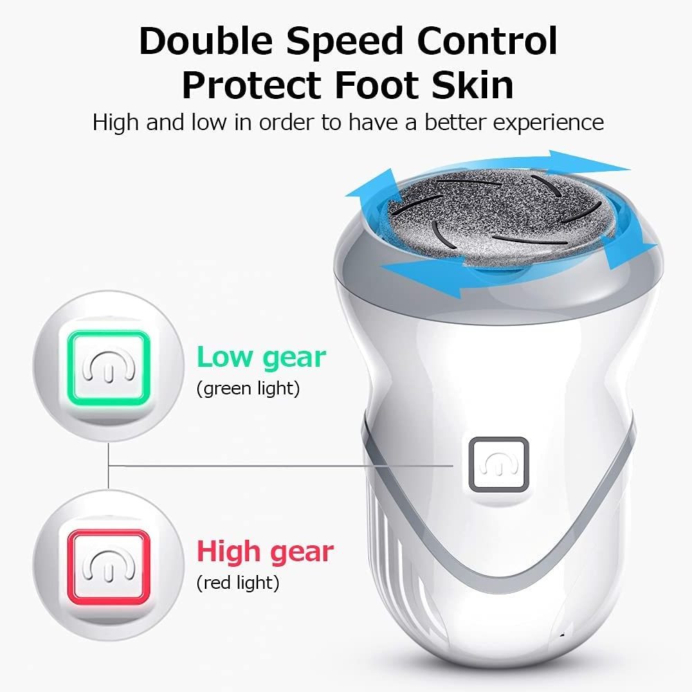 Portable Foot Vacuum Grinder Electric Callus Remover for Feet Vacuum Callus Collector and Remover Tool