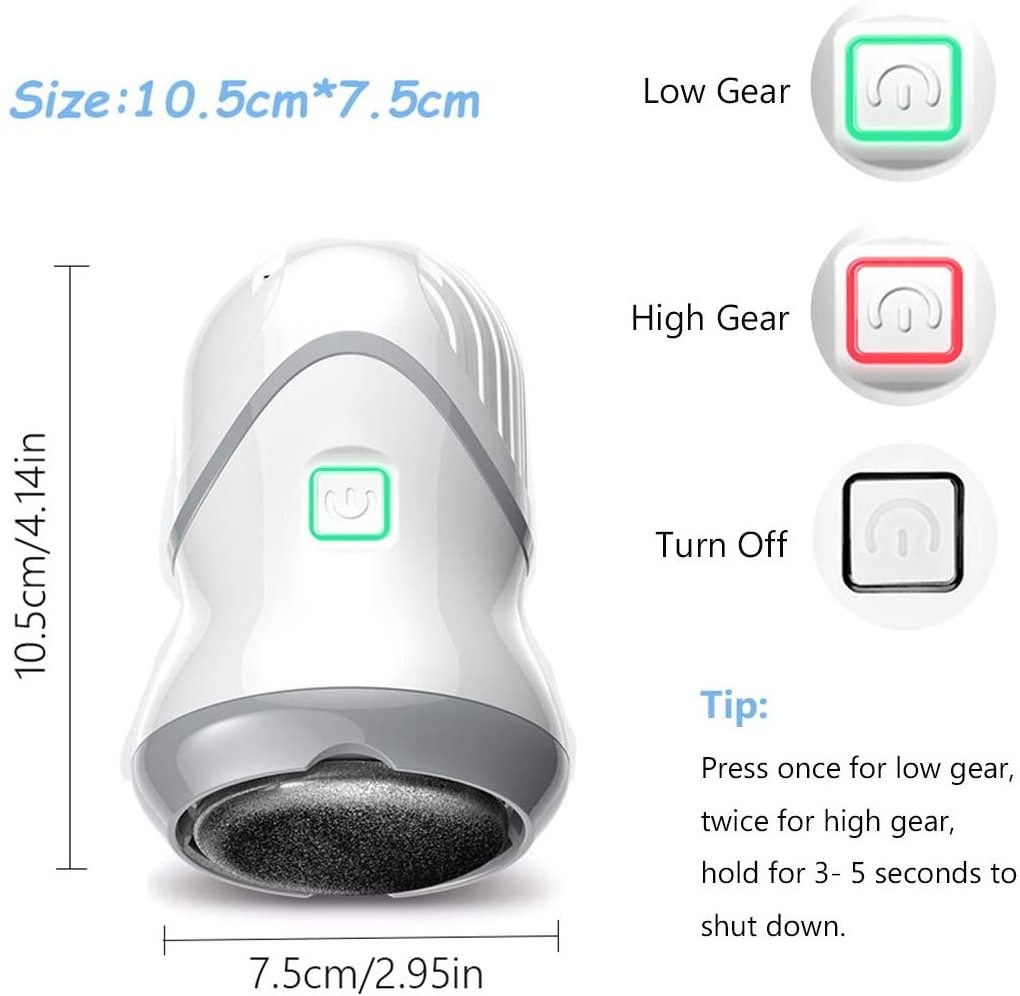 Callus Remover for Feet Rechargeable Heel Scraper Electric Foot Callus Remover Dead Skin Grinder for Feet Vacuum Adsorption