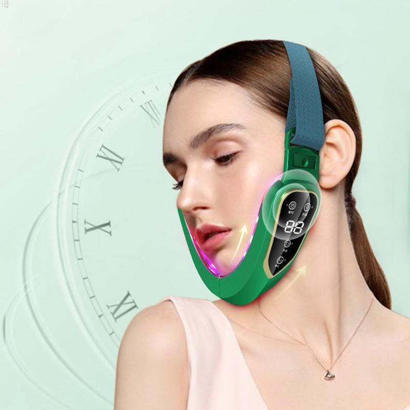 Facial Lifting Device LED Photon Therapy Facial Slimming Vibration Massager Double Chin V-shaped Cheek Lift Face Care Tool