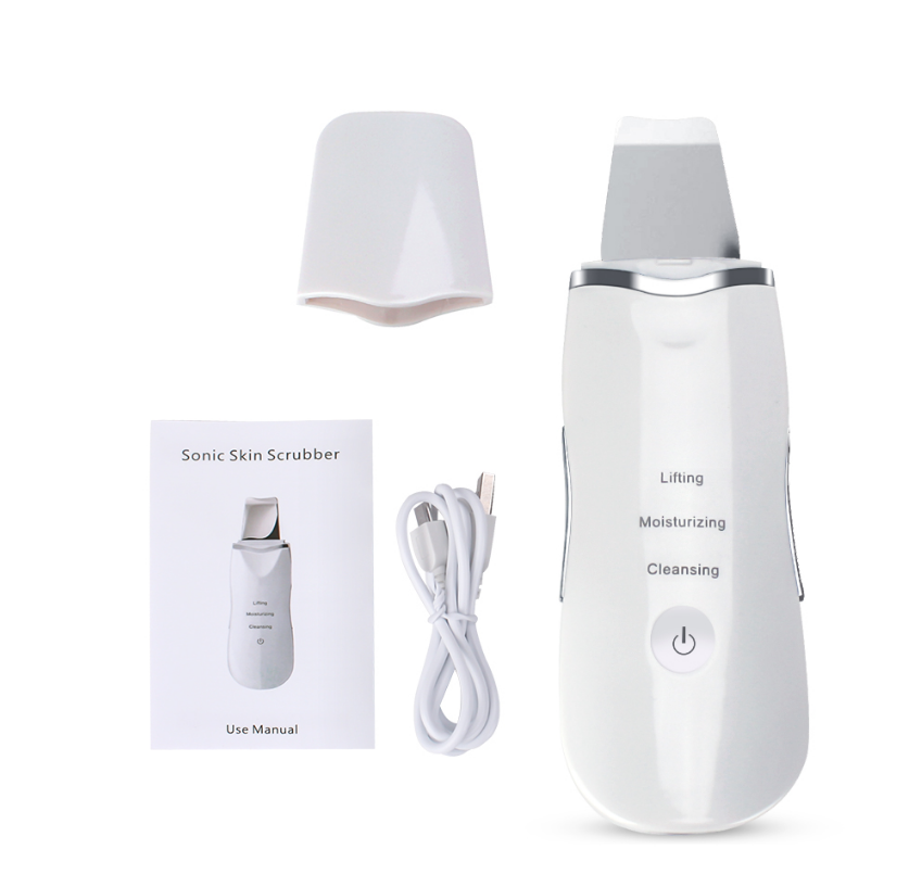 Beauty Star Ultrasonic Face Cleaning Skin Scrubber Facial Cleaner Skin Peeling Blackhead Removal Pore Cleaner Face Scrubber