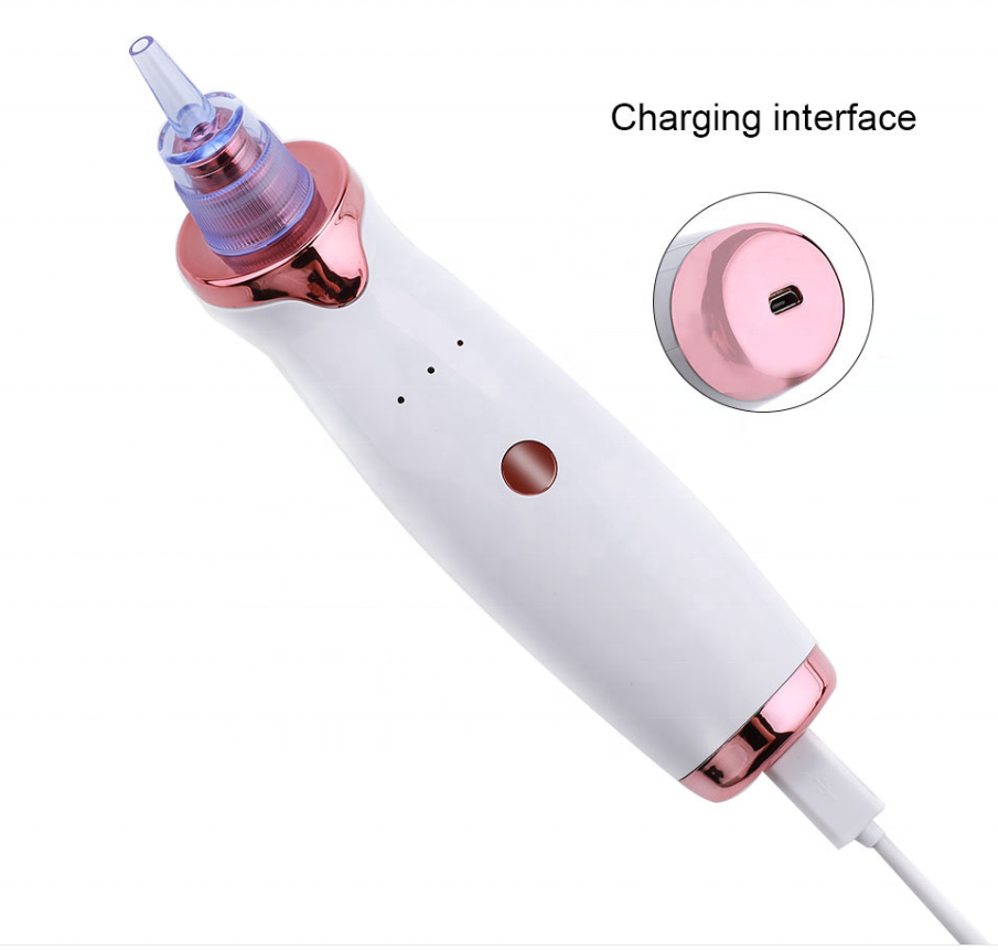 Electric Blackhead Vacuum Extractor Tool Black Spots Skin Care Facial Pore Cleaner Device