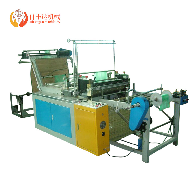 HDPE LDPE Biodegradable Cloth Patch Carry Polythene Garbage T-Shirt Shopping Plastic Bag Making Machine Price