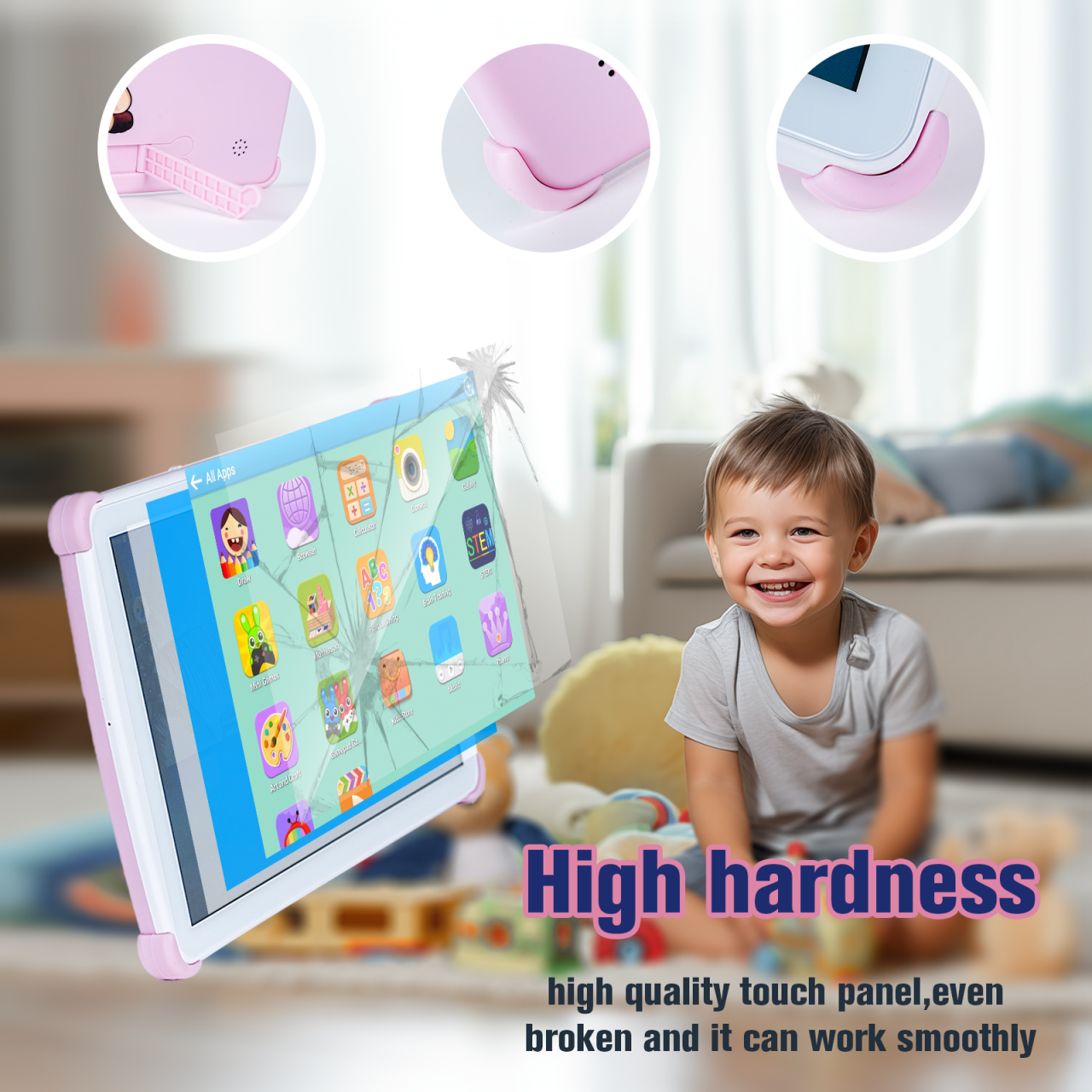 Best Gift 10.1 Inch Android Child Learning Tablets For Kids Children Tab Android Baby Watch Video Tablet PC 2023