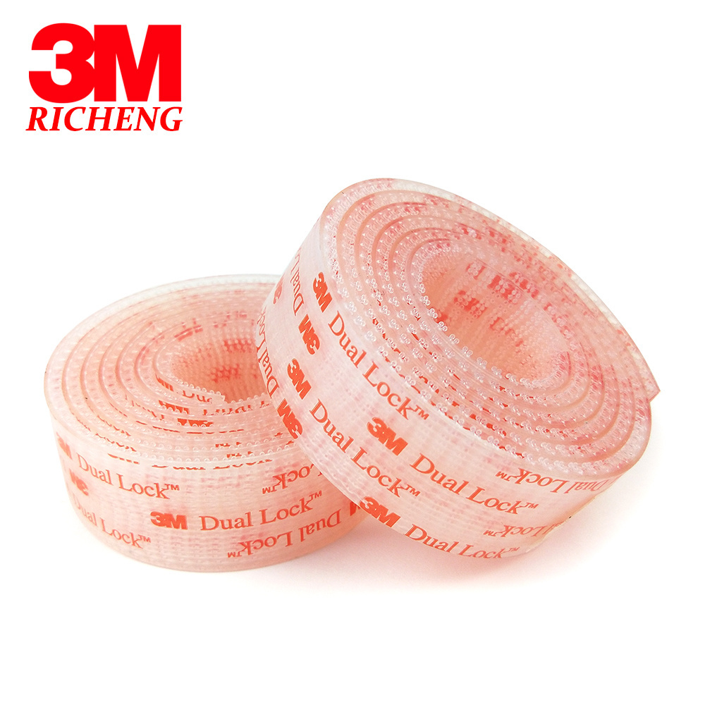 100% Original 3M Dual Lock SJ3560 Clear Reclosable Fastener adhesive Tape 1/6 Self Adhesive SJ3560 Dual Lock  Mushroom Tape