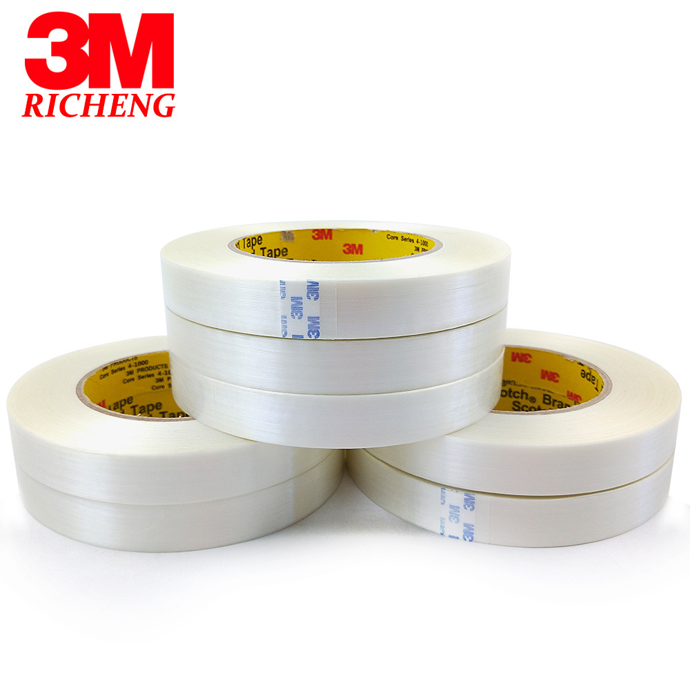 Clear Fiberglass Adhesive tape 893 Filament Tape 3M 893 Synthetic Rubber Adhesive General-Purpose Packaging Tape