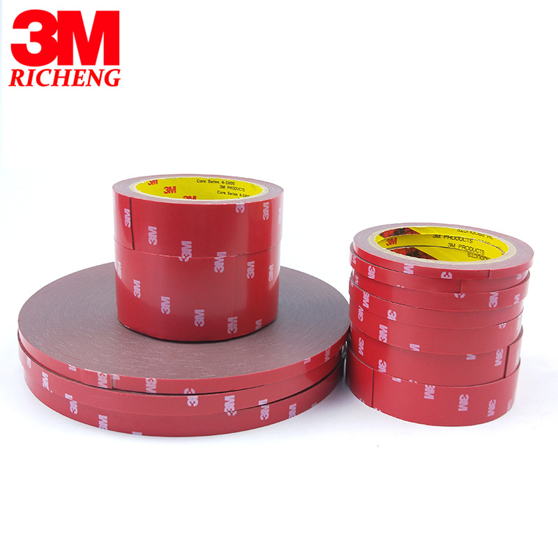 China Manufacturer 3M 4218P Auto Double Side Adhesive foam tape have stock can cut to other width and length