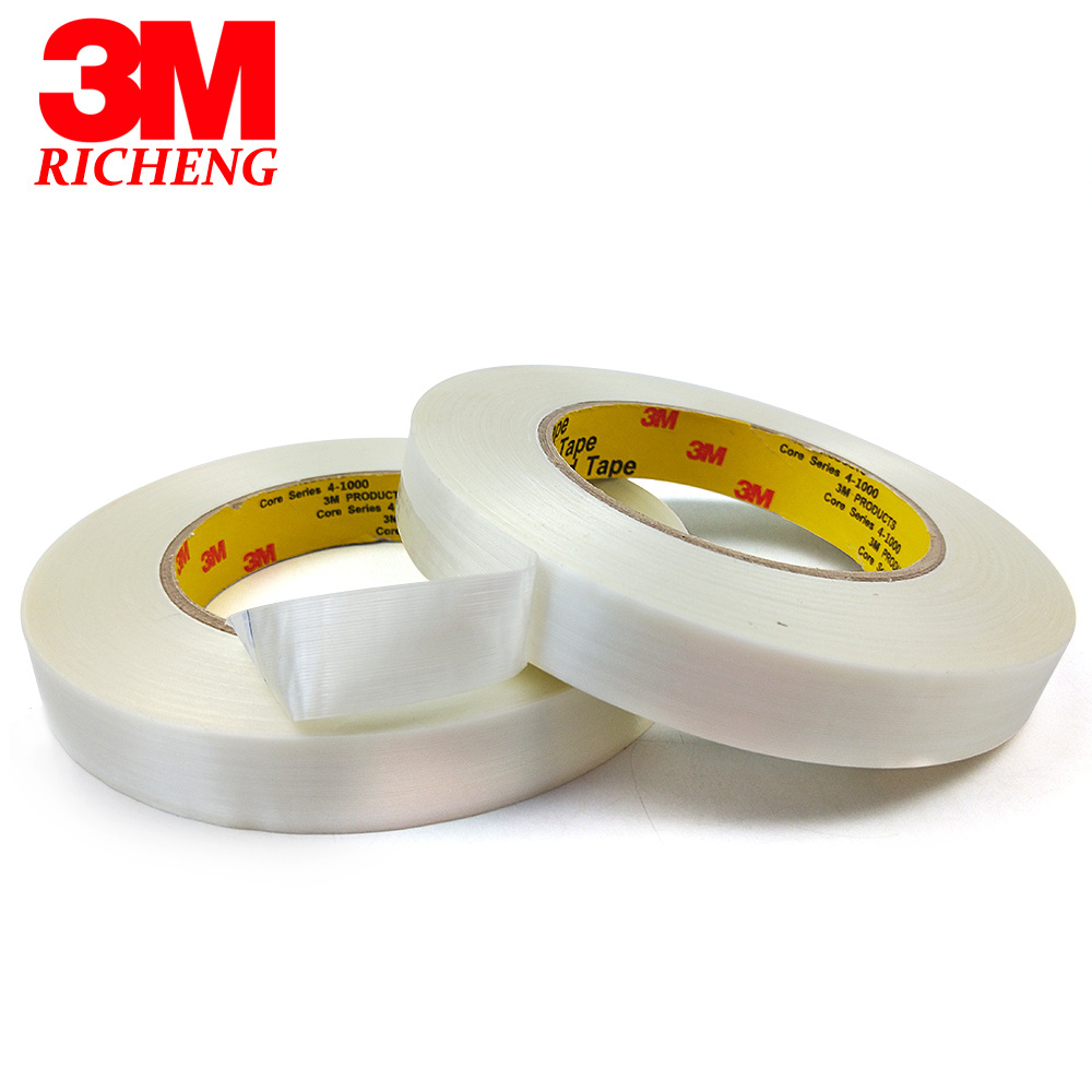 Clear Fiberglass Adhesive tape 893 Filament Tape 3M 893 Synthetic Rubber Adhesive General-Purpose Packaging Tape