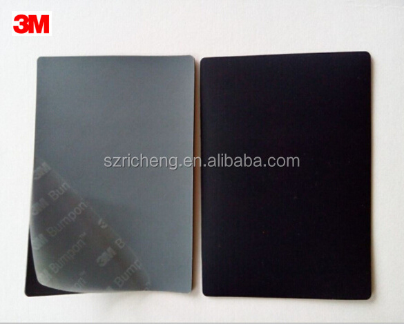 (0.8mm thick) black bumpon tape 3m adhesive pad sj5832, we can die cut any size and any shape