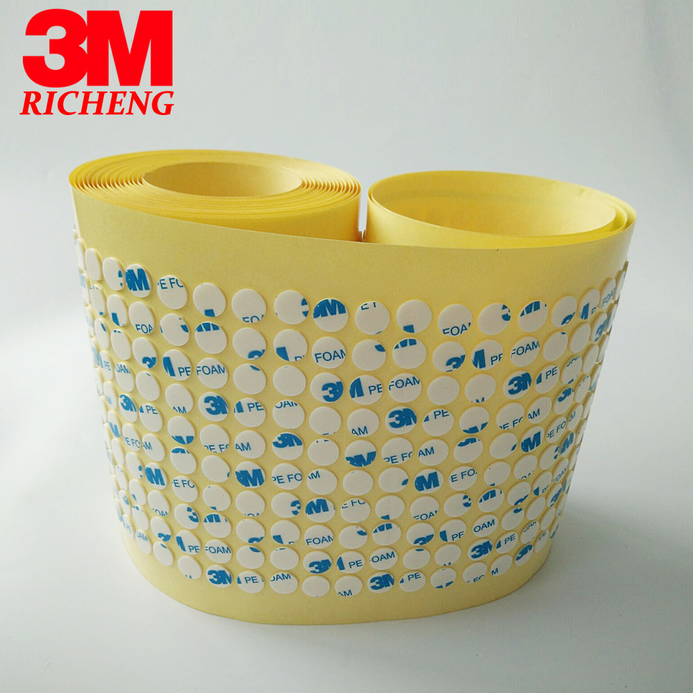 3M original double sided adhesive tape dots 1600T and 1600TG PE foam double sided tape circle square shape we can die cut tape