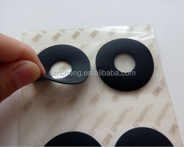 (0.8mm thick) black bumpon tape 3m adhesive pad sj5832, we can die cut any size and any shape