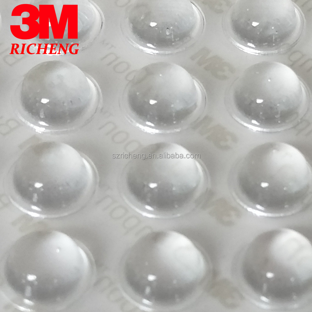 3M SJ5303 clear 3m rubber feet for anti slip protective high performance self adhesive tape silicone pad size 3m non-slip mats