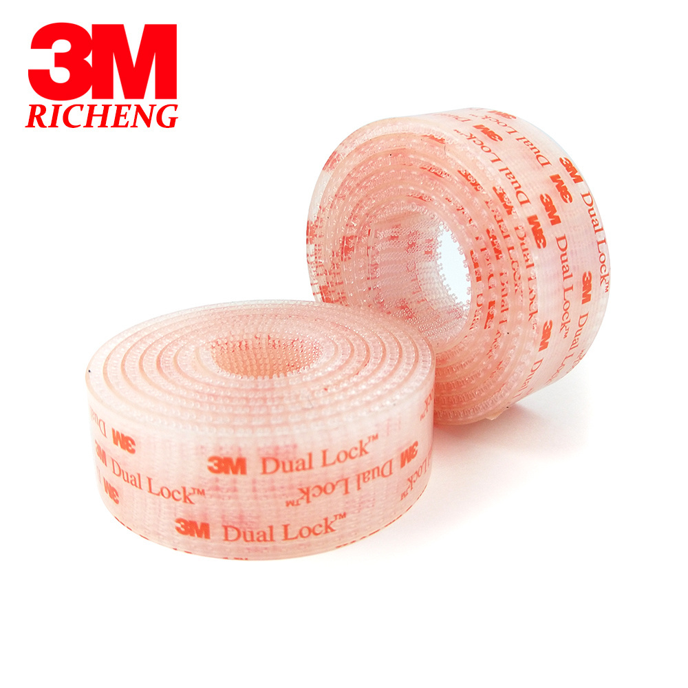 100% Original 3M Dual Lock SJ3560 Clear Reclosable Fastener adhesive Tape 1/6 Self Adhesive SJ3560 Dual Lock  Mushroom Tape