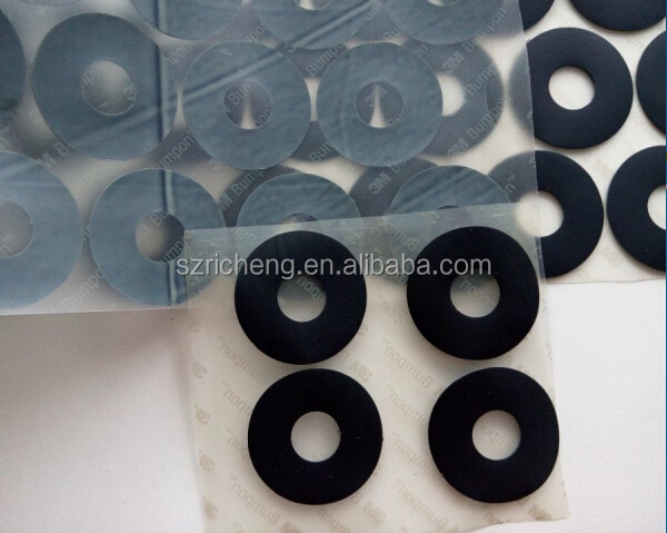 (0.8mm thick) black bumpon tape 3m adhesive pad sj5832, we can die cut any size and any shape