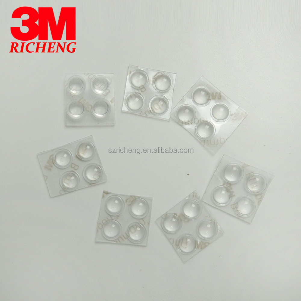 3M original Clear gasket furniture antislip bumper protective products silicone pad size 11.2mm*5.1mm SJ5302 3000 pcs