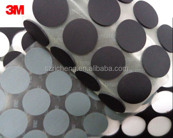 (0.8mm thick) black bumpon tape 3m adhesive pad sj5832, we can die cut any size and any shape