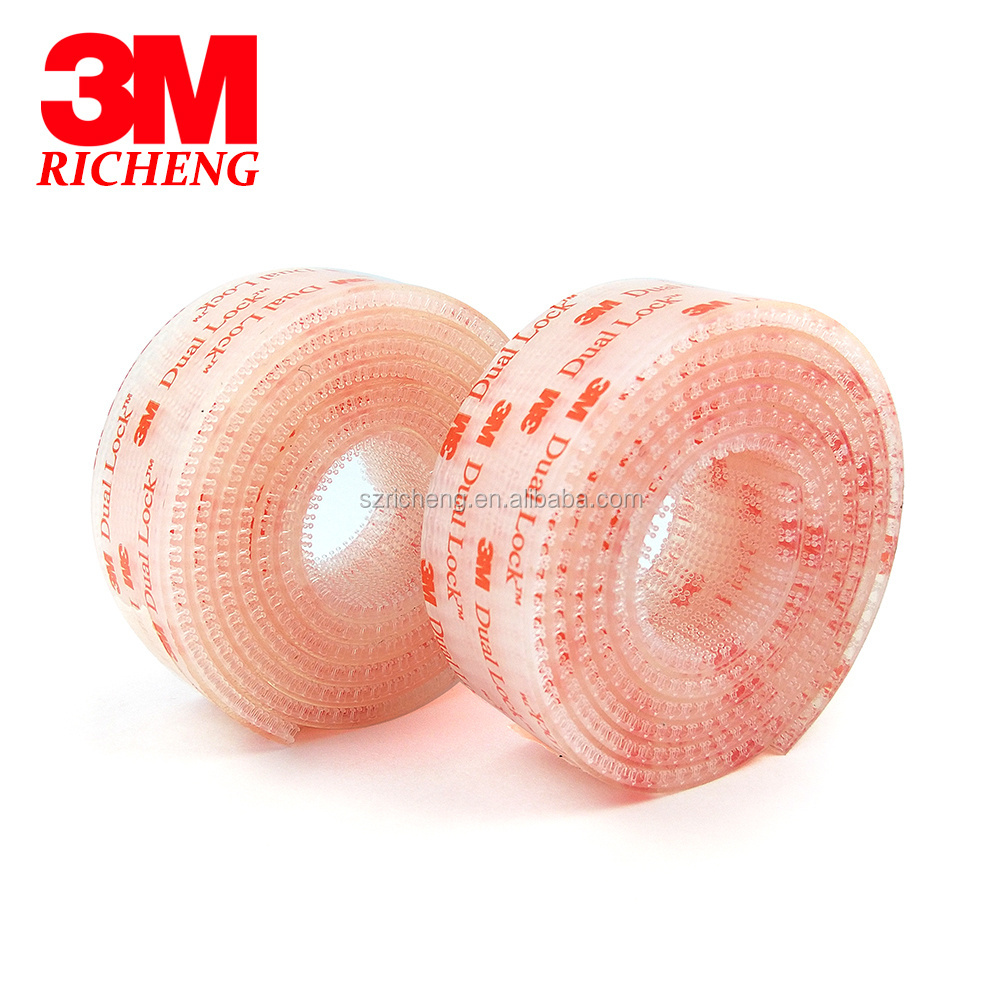 100% original 3M Clear tape SJ3560 dual lock fastener self adhesive tape die cut circle square any customized size 3m sticker