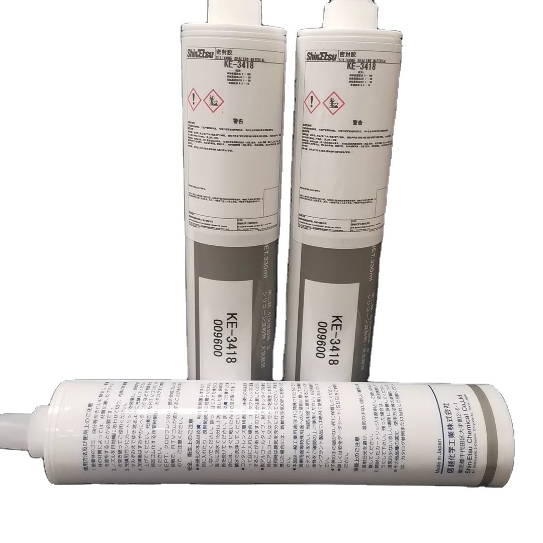 Japan Shin-etsu KE-3417/KE-3418 fire resistant high temperature sealant Shin-etsu original RTV silicone adhesive