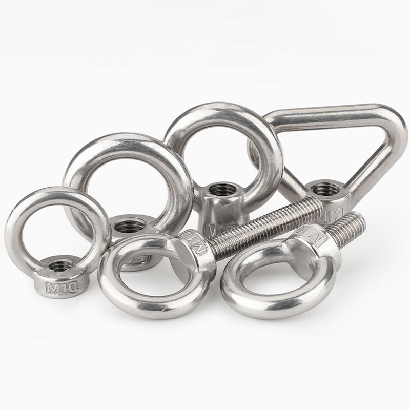 Carbon steel forged galvanized Nut M6-M36 Din 582 ring nut Din582 oval anchor lifting eye nuts