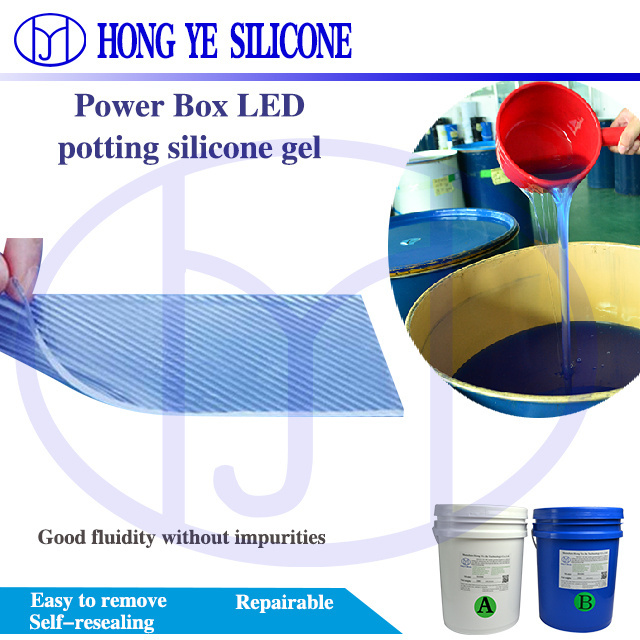 High Transparent self leveling liquid Silicone for LED lighting encapsulation