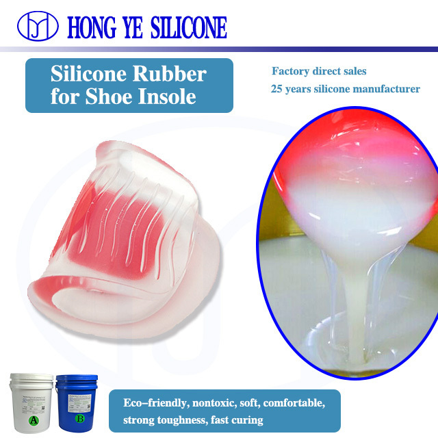 High flowable RTV-2 silicon rubber for shoe soles molds silicone gel