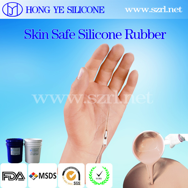 RTV-2 Life Casting Silicone Rubber Food Grade Skin Safe Flowable Liquid Silicone Rubber