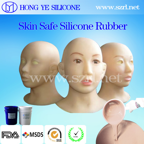 RTV-2 Life Casting Silicone Rubber Food Grade Skin Safe Flowable Liquid Silicone Rubber