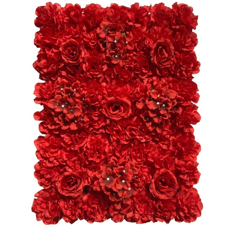 2024 hot sale 40*60cm artificial flower wall decorative for wedding