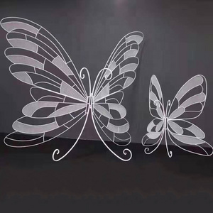 2024 wholesale fake butterfly wall decor for wedding