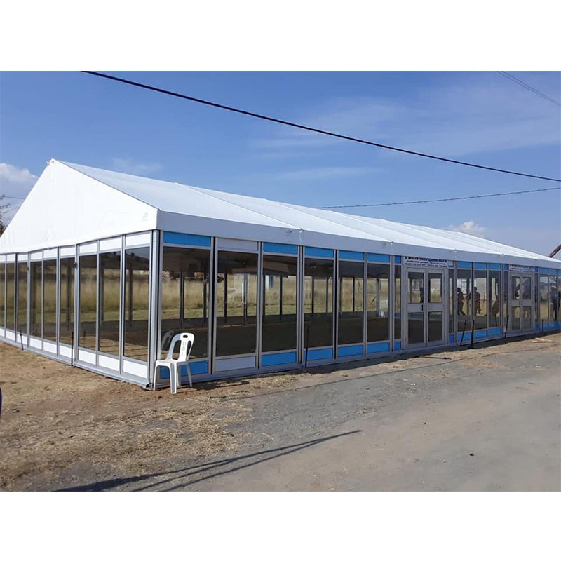 Mobile warehouse tent wind and Fire Resistant refugee camp Pvc or ABS hardware wall easy install tent