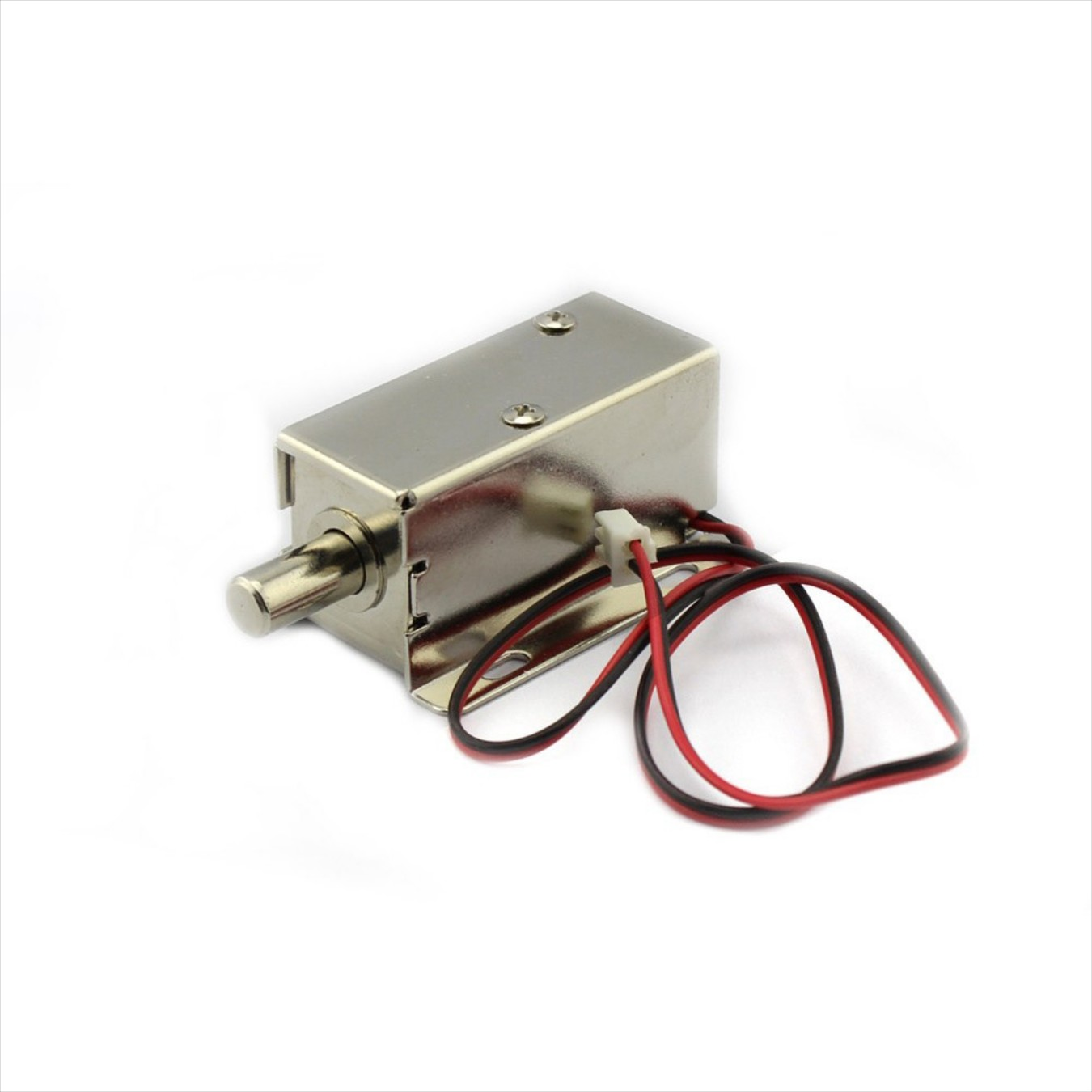 LY-01 DC12V 24V 1.2A 28.8W Stroke 10mm Electronic Lock Assembly Solenoid File Lock Round Head  For Cabinet Door Lock