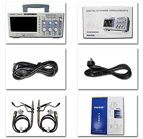 Digital Oscilloscope 200mhz Hantek Dso5202p Bandwidth 2 Channels Pc Usb Lcd Portable Osciloscopio Electrical Tools