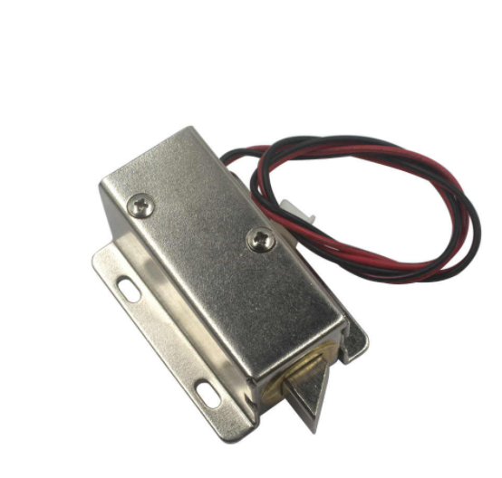 DC12V 24V 0.8A 9.6W 19.2W High Security Adjustable Direction Solenoid Electronic Cabinet Lock Facing Right