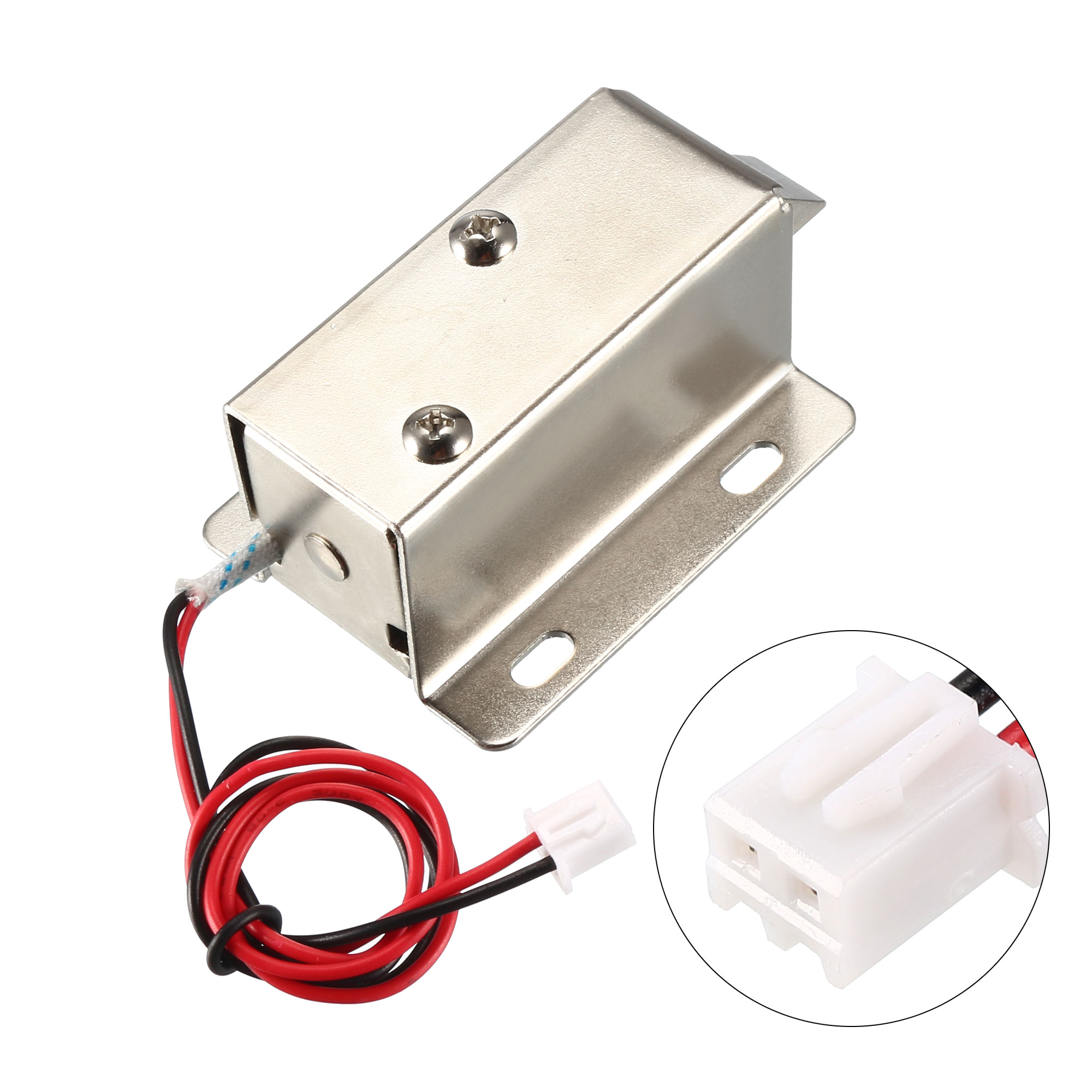 Mini Electromagnetic Lock DC 24V 0.8A 19.2W Electronic Bolt Lock Small Electronic Control Cabinet Door Lock