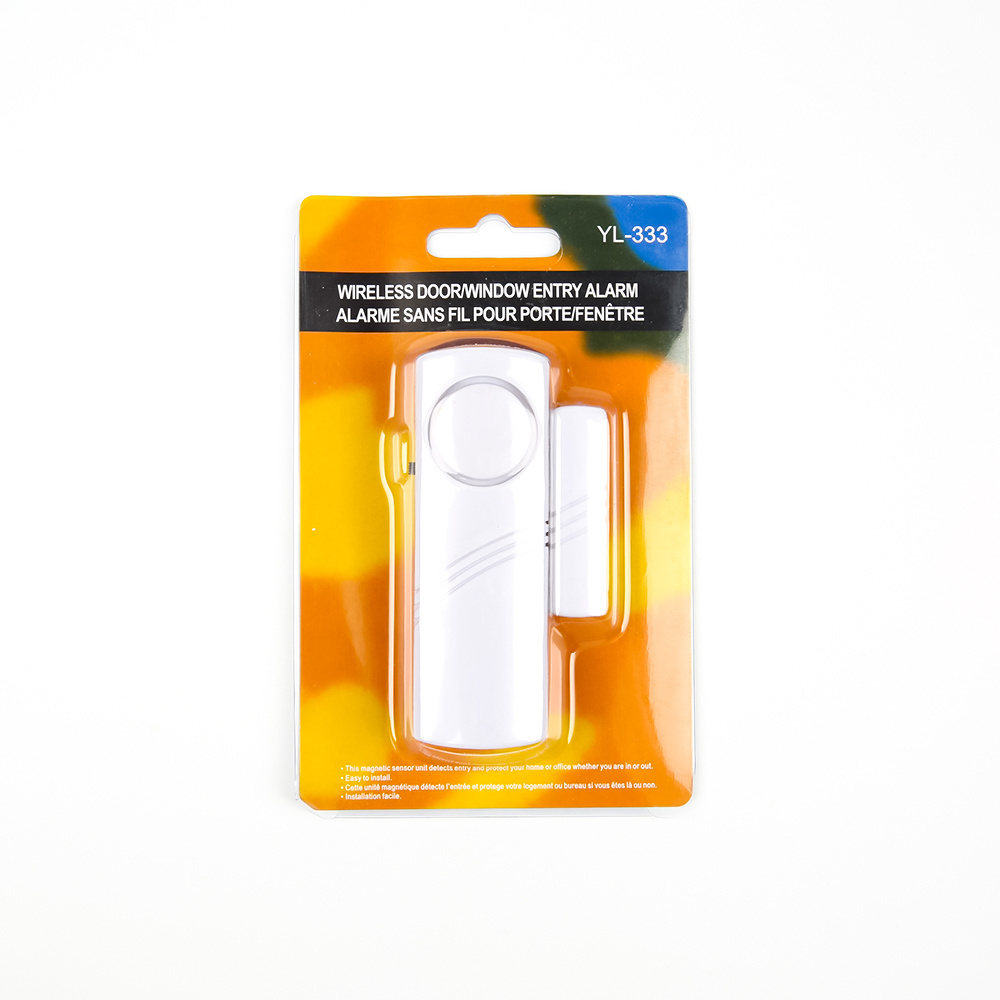 White 90DB Door And Window Wireless Burglar Alarm Sensitive Magnetic Sensor Security Device